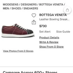 Bottega Veneta Leather Bowling Sneakers Bottega Veneta | Shoes | Bottega Veneta Leather Bowling  main image 4